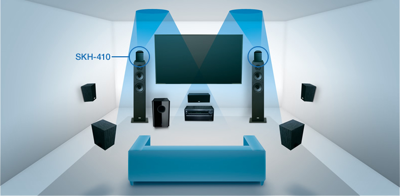 Onkyo Skh 410 Dolby Atmos Enabled Speaker System Pair Black Deal Parade