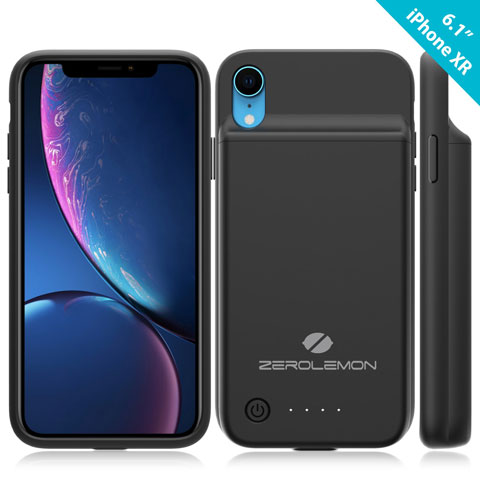 Iphone Xr Battery Case Zerolemon 5000 Mah 6 1inches Extended