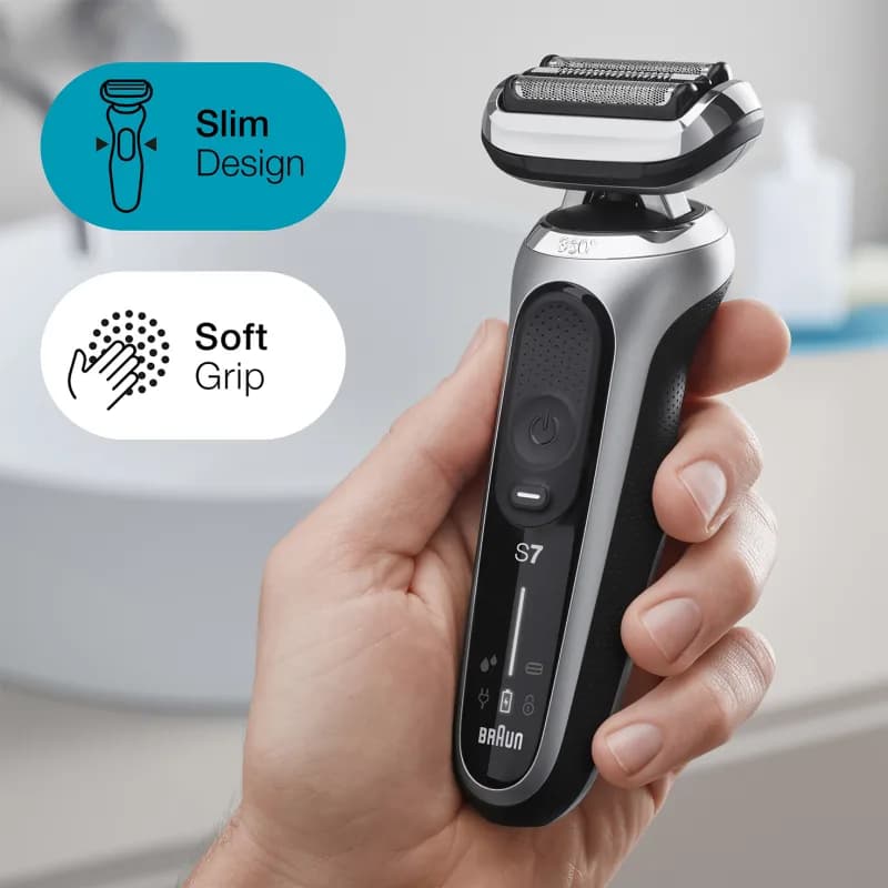 Braun Series 7 7020s 360° Flex Head Men's Electric Shaver (Waterproof