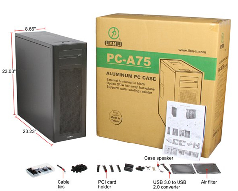 Lian Li PC-A75 review: Lian Li PC-A75 - CNET