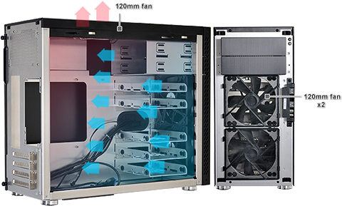 Lian Li Pc 1b Black Computer Case Newegg Com