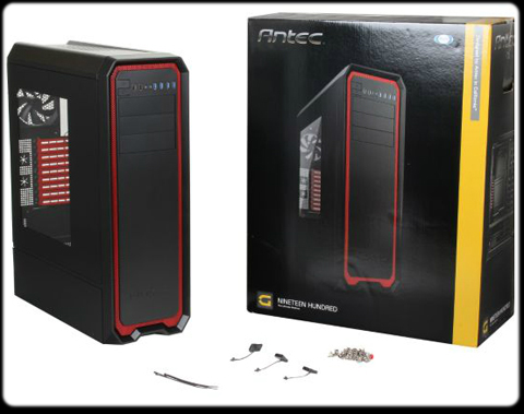 Antec Nineteen Red Black / Red Computer Case - Newegg.com