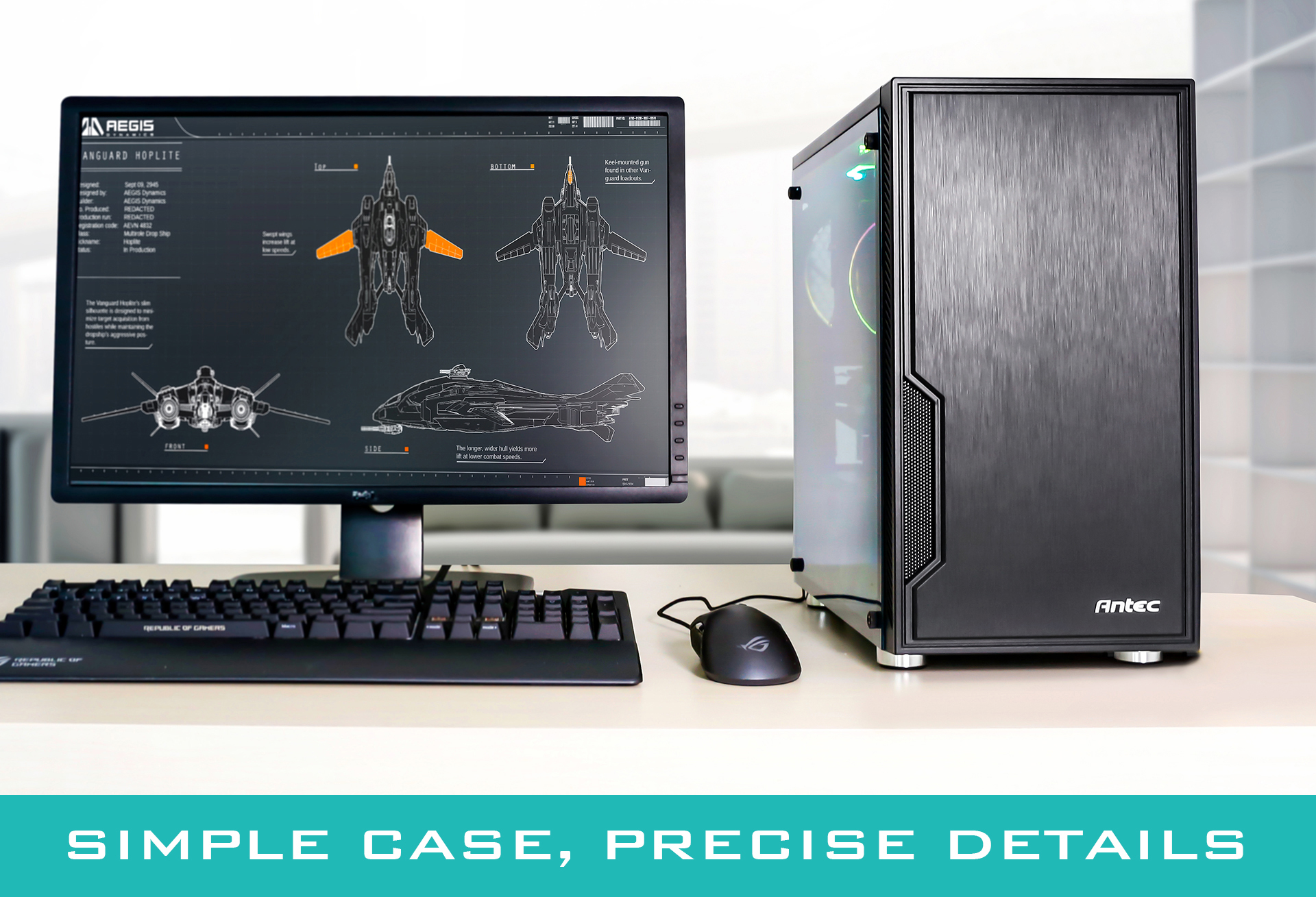 Antec Value Solution Series VSK10 Window Highly Functional MicroATX