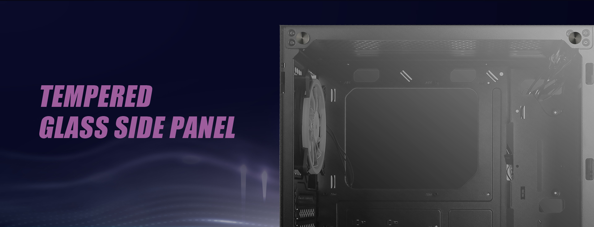 Antec NX Series NX400 tempered glass side panel