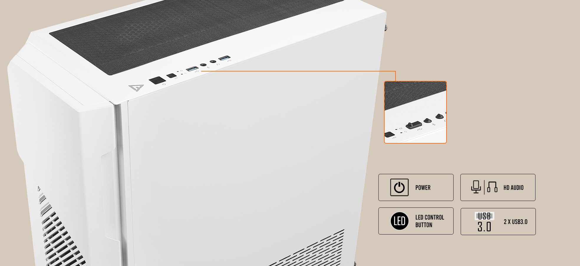 Antec DP502 FLUX Computer Case