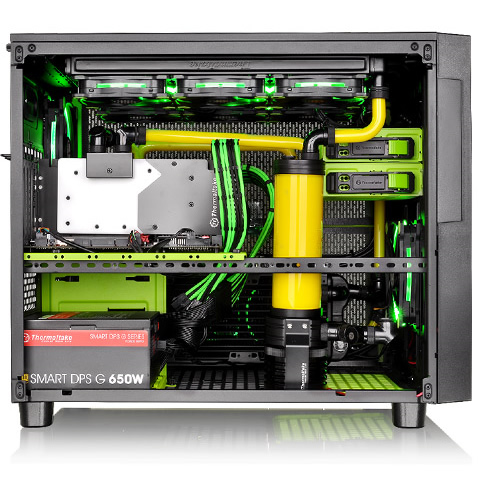 Thermaltake Core X5 CA-1E8-00M8WN-00 Green/Black Riing Edition E-ATX ...
