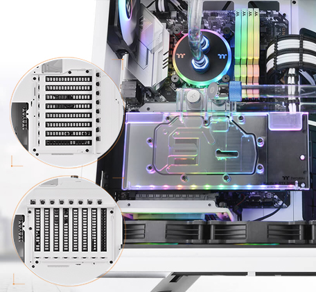 Thermaltake View 51 Snow Motherboard Sync ARGB E-ATX Full Tower