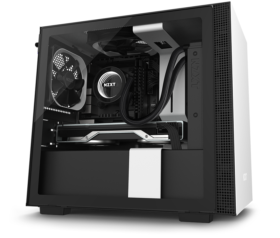 NZXT H210 Mini-ITX Case Facing to the Right