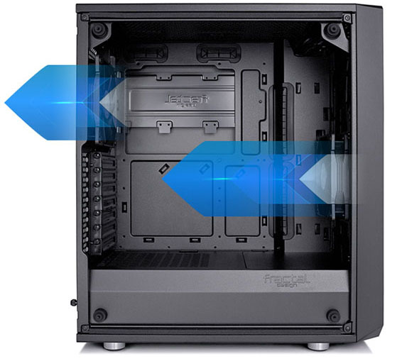 Fractal Design Meshify C Black ATX Mid Computer Case - Newegg.com