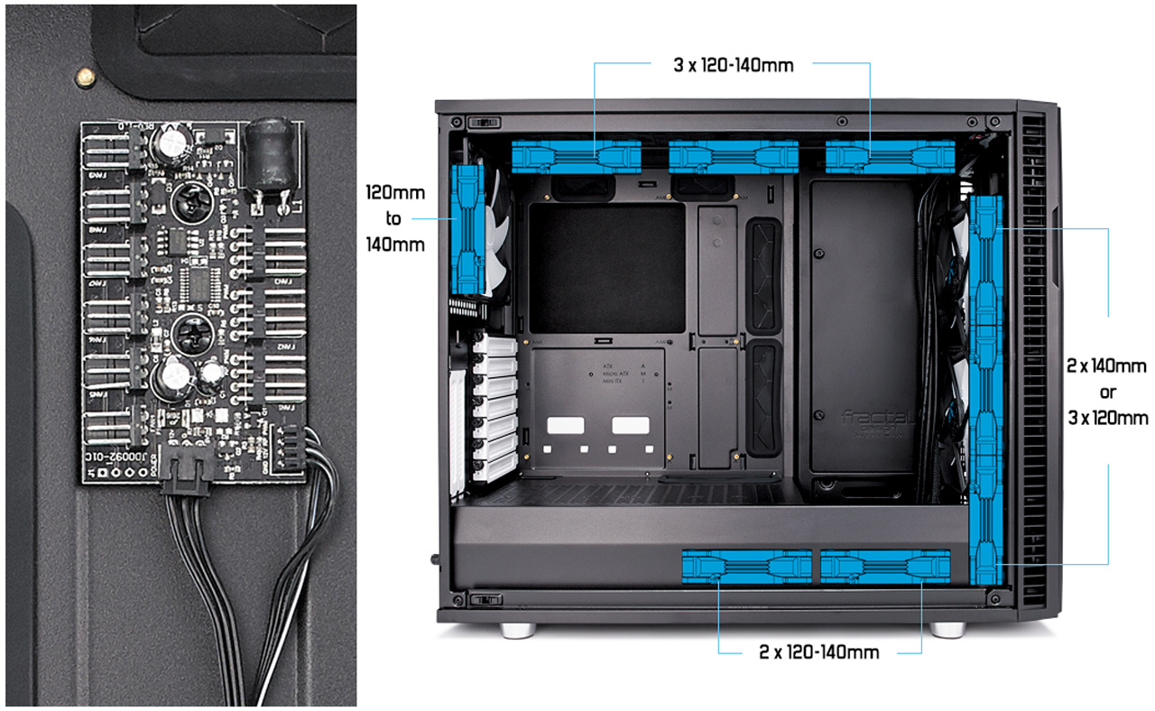 Fractal Design Define R6 Usb C Black Atx Mid Tower Computer Case Newegg Com