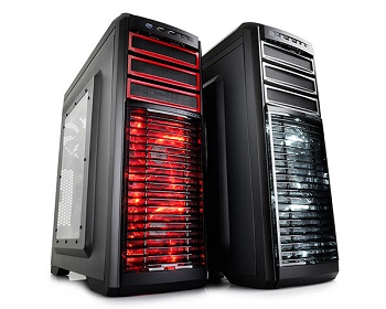 DEEPCOOL KENDOMEN Red ATX Mid Tower Computer Case Pre-installed 5 ...