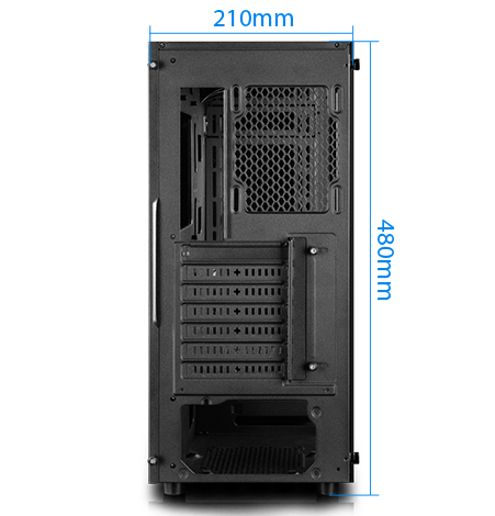 MATREXX 55 case facing away, showing its rear