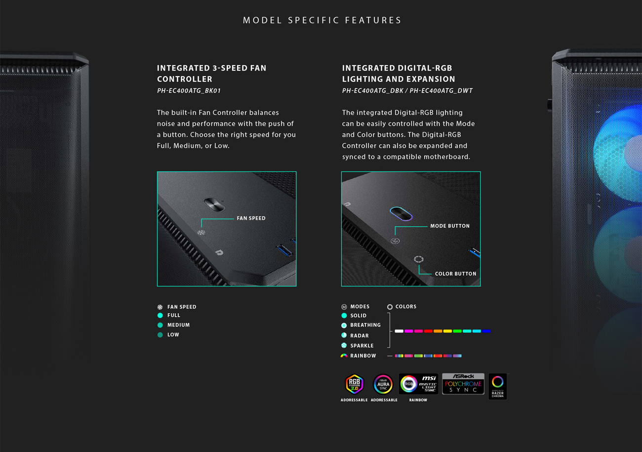 3-Speed Fan Controller, Digital_RGB Lighting