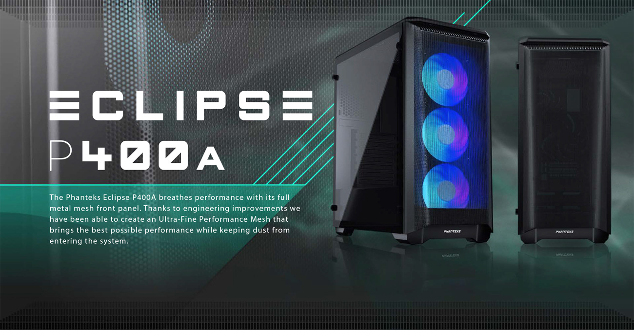 Two Eclipse-P400A Cases Angled to the Right