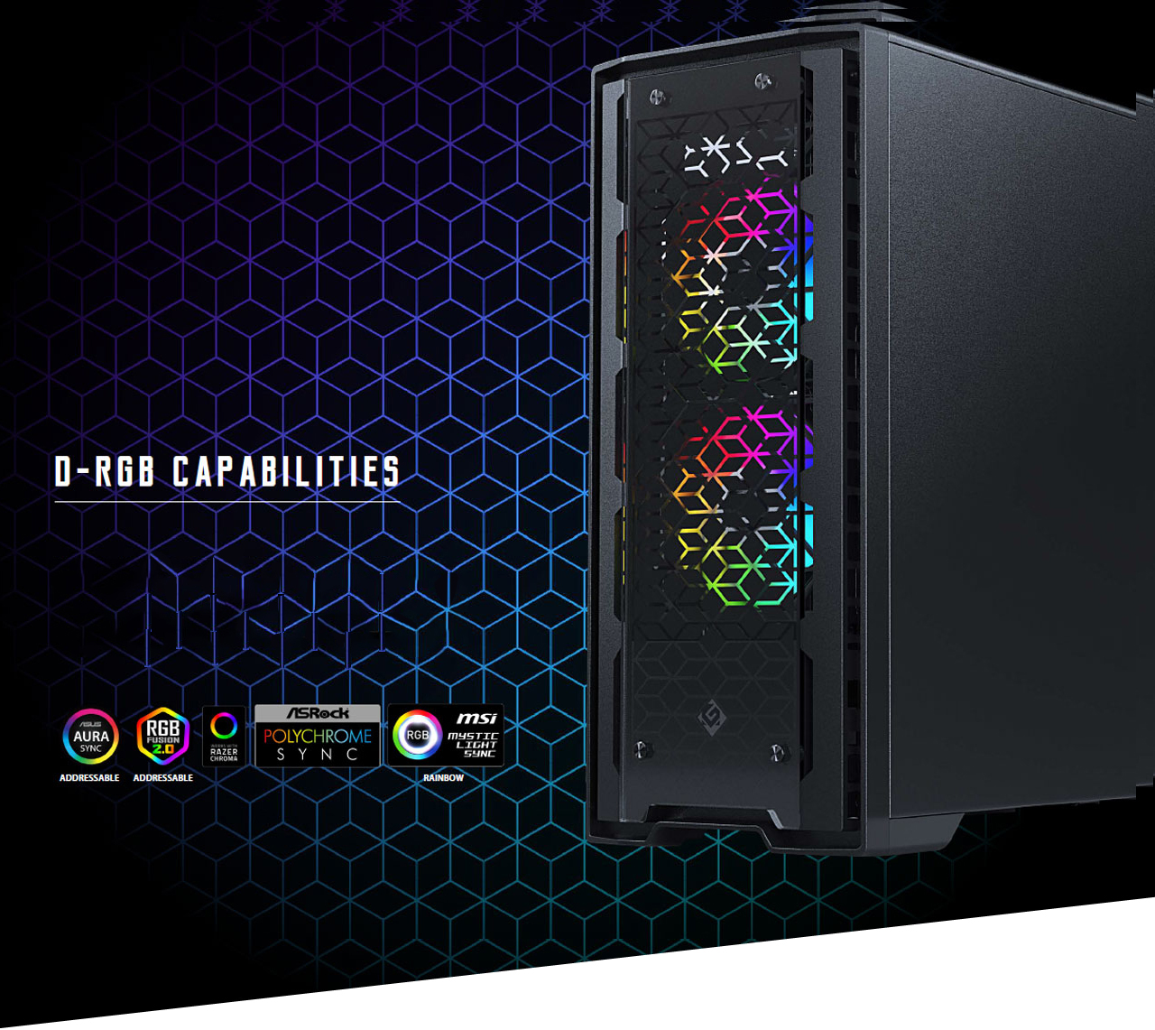 Metallic Gear Neo-G Mid-Tower ATX side view