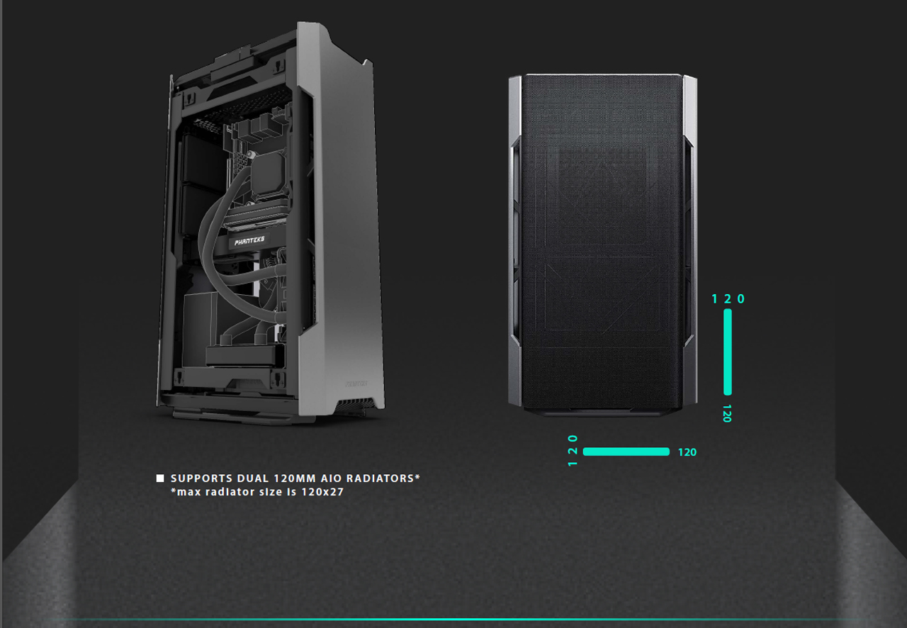 The Evolv Shift Air radiator support size