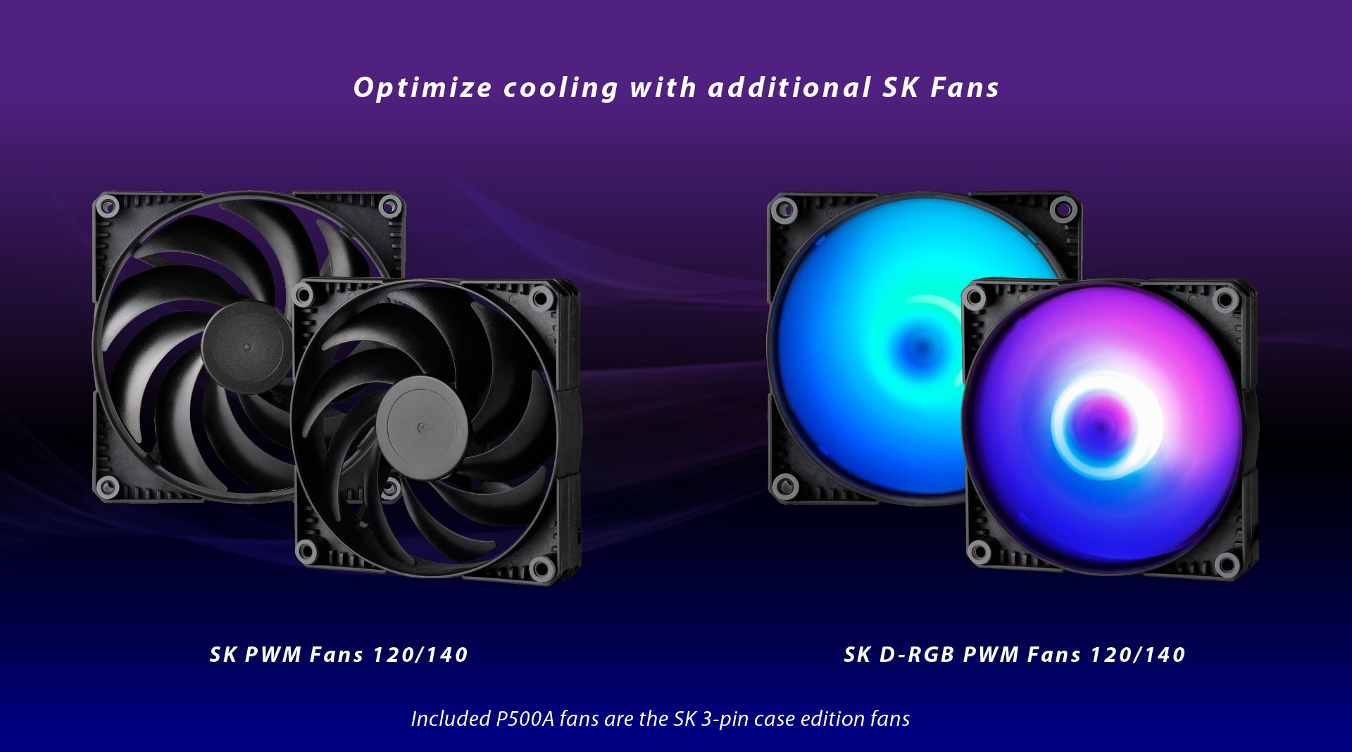 Optimize cooling with additional SK Fans