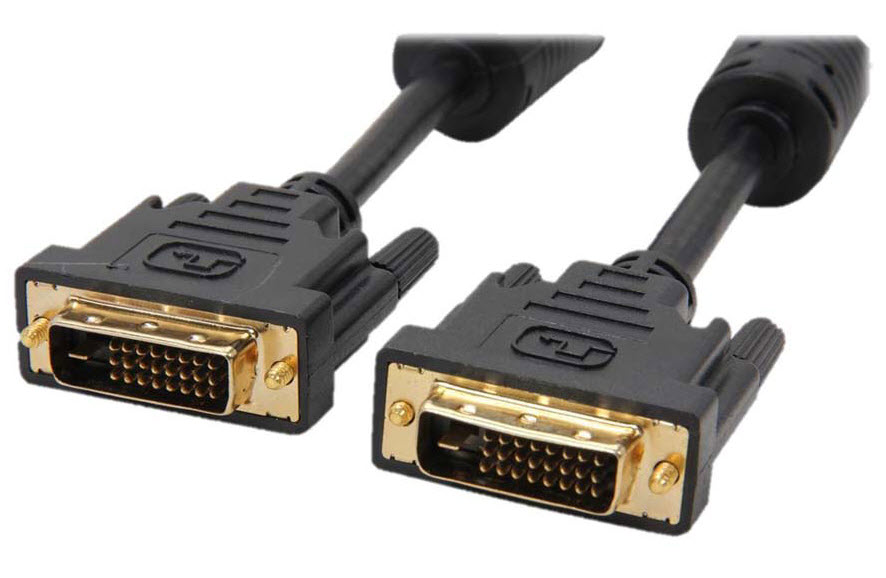 Kaybles DVI-DD-10FT Black Male to Male Premium DVI Digital Dual-Link ...