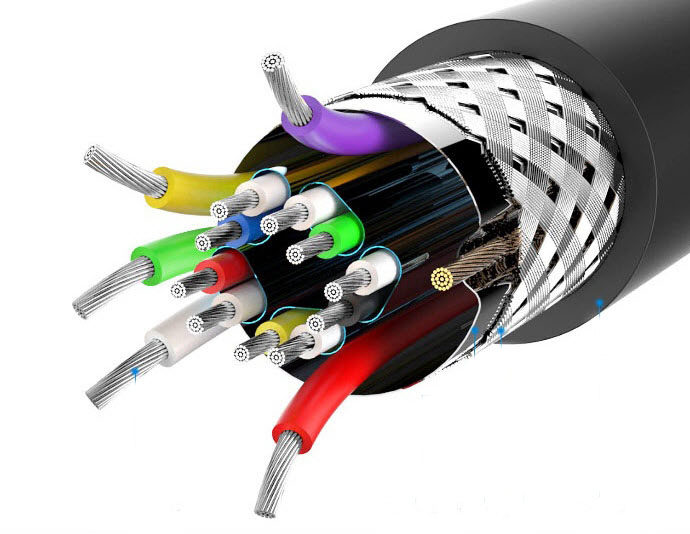 the internal structure of the Nippon Labs DP-to-HDMI cable