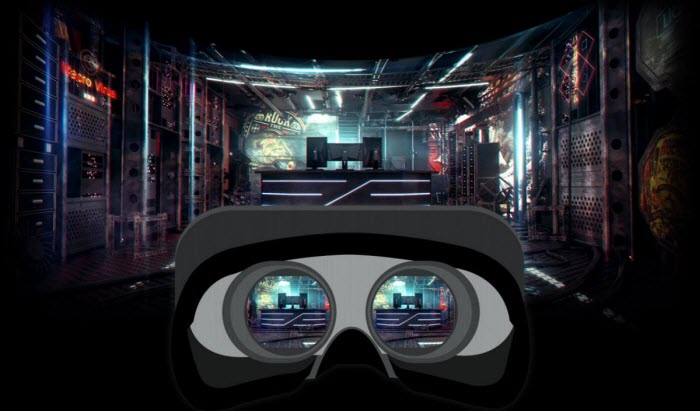 a VR headset