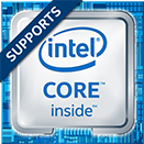 logo of Intel Core inside