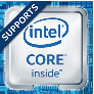 Logo of Intel Core inside