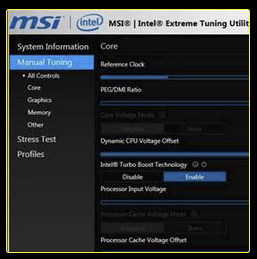 intel extreme tuning utility benchmark score for 4720hq