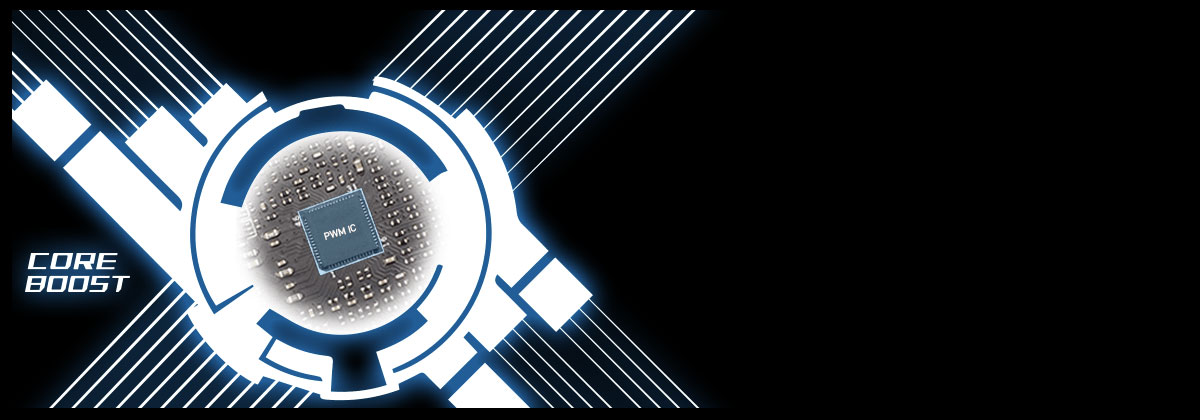 CORE BOOST Technology Graphic Banner