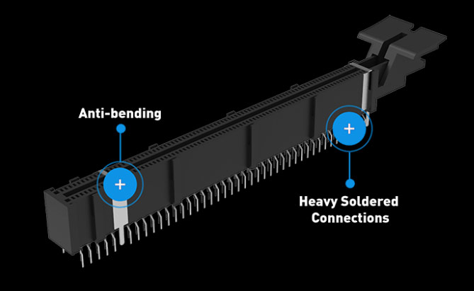 detail of the PCI-E