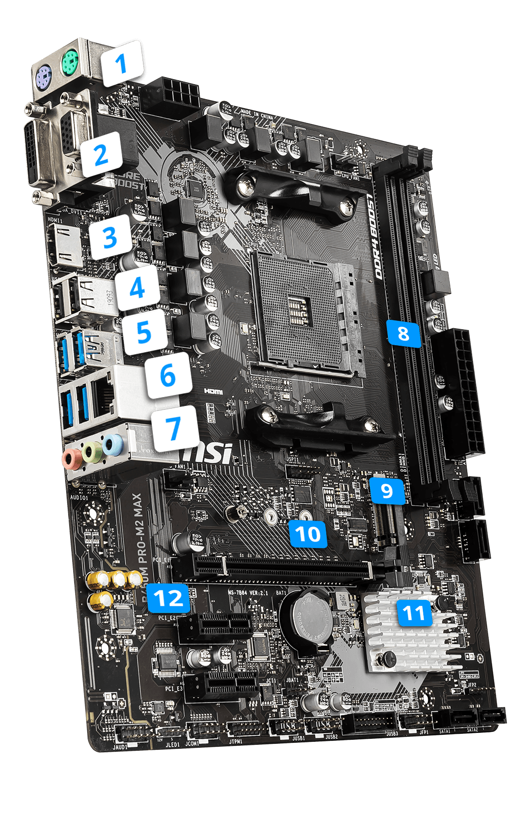 B450M PRO-M2 MAX MOTHERBOARD