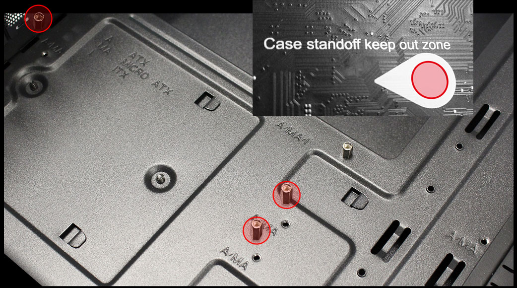 Case standoff keep out zone msi что это