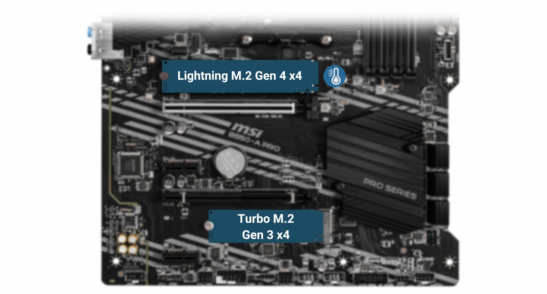 LIGHTNING GEN4 of the motherboard