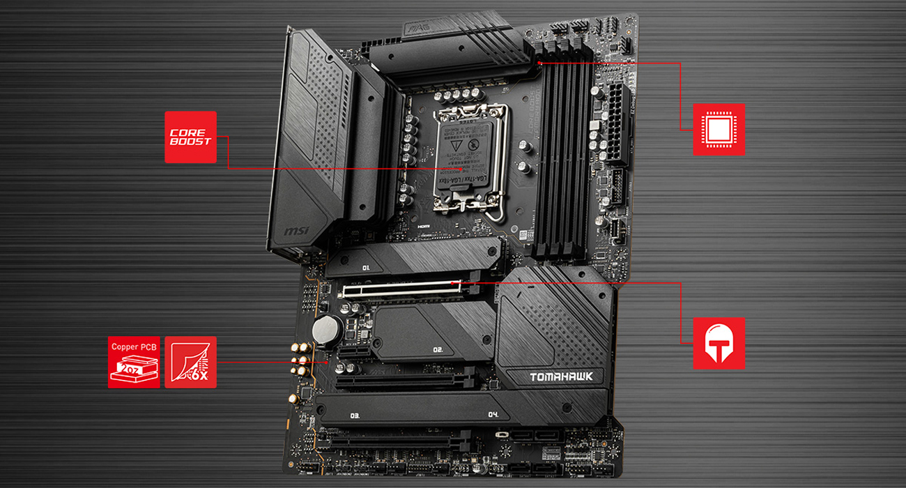 【チップセッ】 MSI MAG Z690 TOMAHAWK WIFI DDR4 マザーボード ATX [Intel Z690チップセット搭載 ...