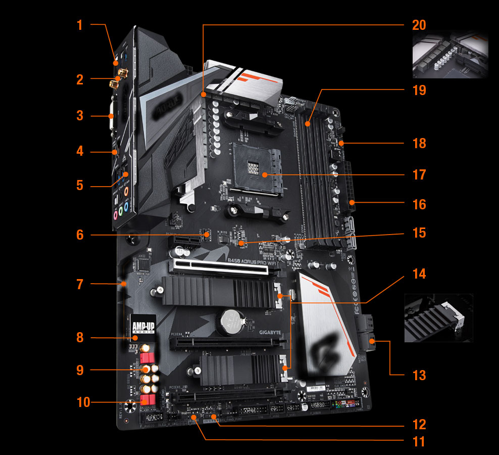 Схема b450 aorus elite