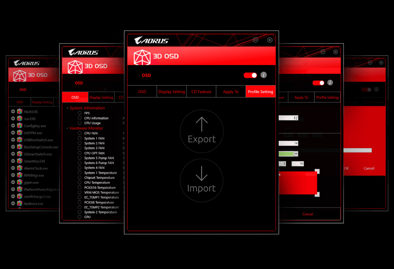 Gaming 5 wifi. 3d OSD (AMD am4 Series). System Temp. 3d OSD.