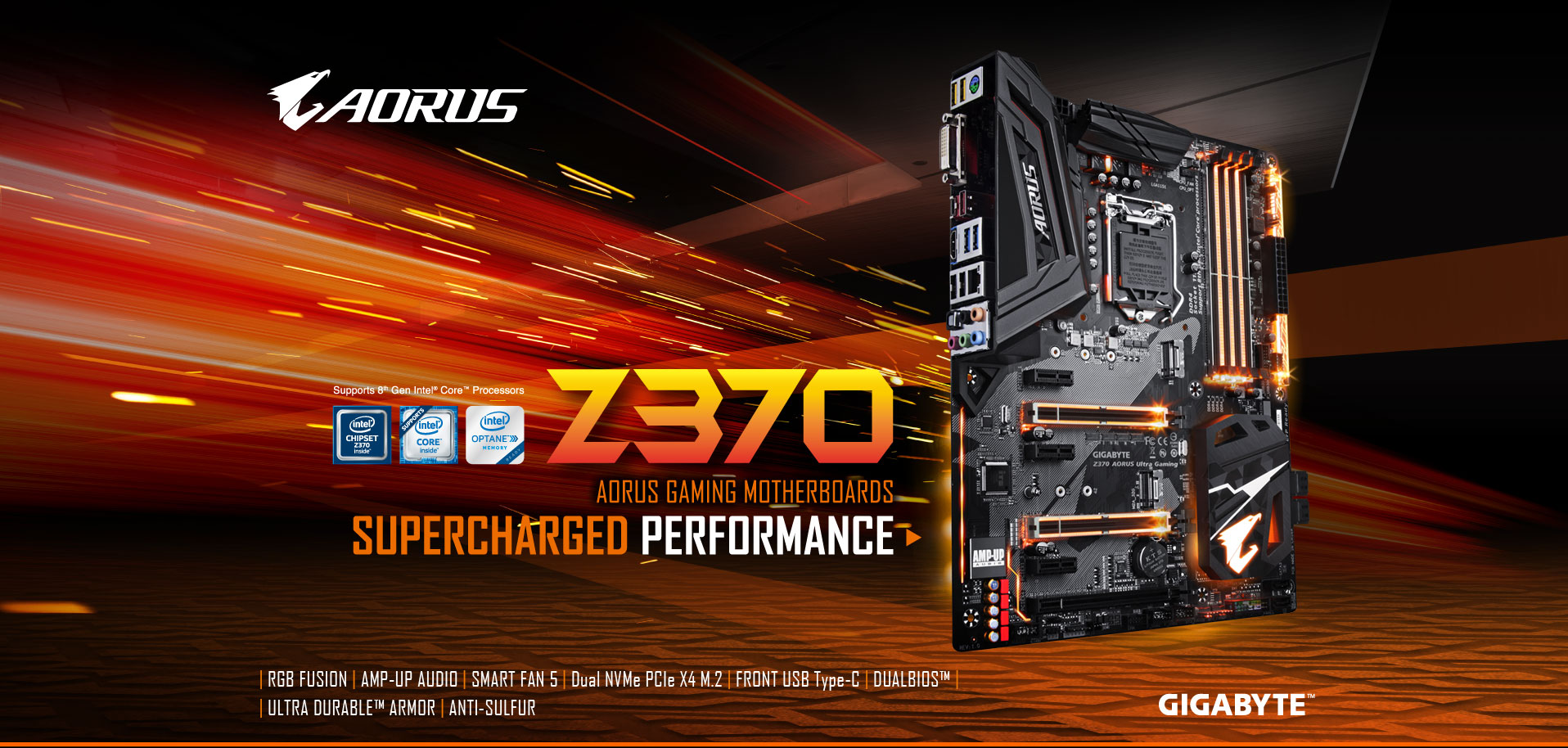 Gigabyte Z370 Aorus Ultra Gaming Wifi Lga 1151 300 Series Atx Intel