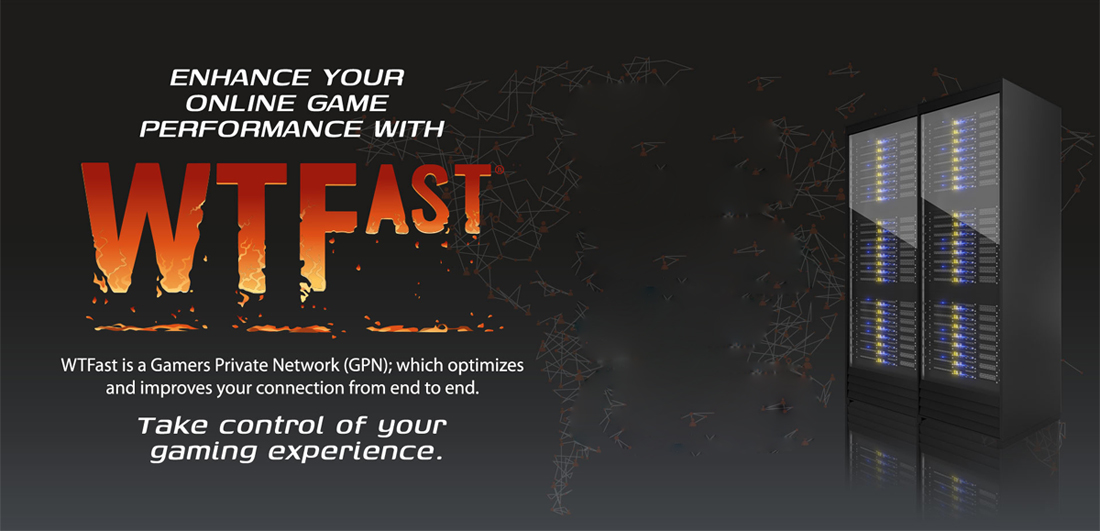 WTFast Gamers Private Network Logo and Banner
