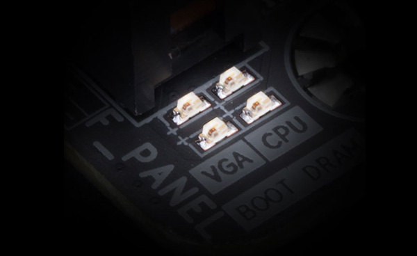 Z390 Motherboard's Diagnostic LEDs