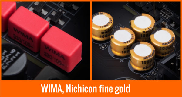 WIMA, Nichicon fine gold capacitors