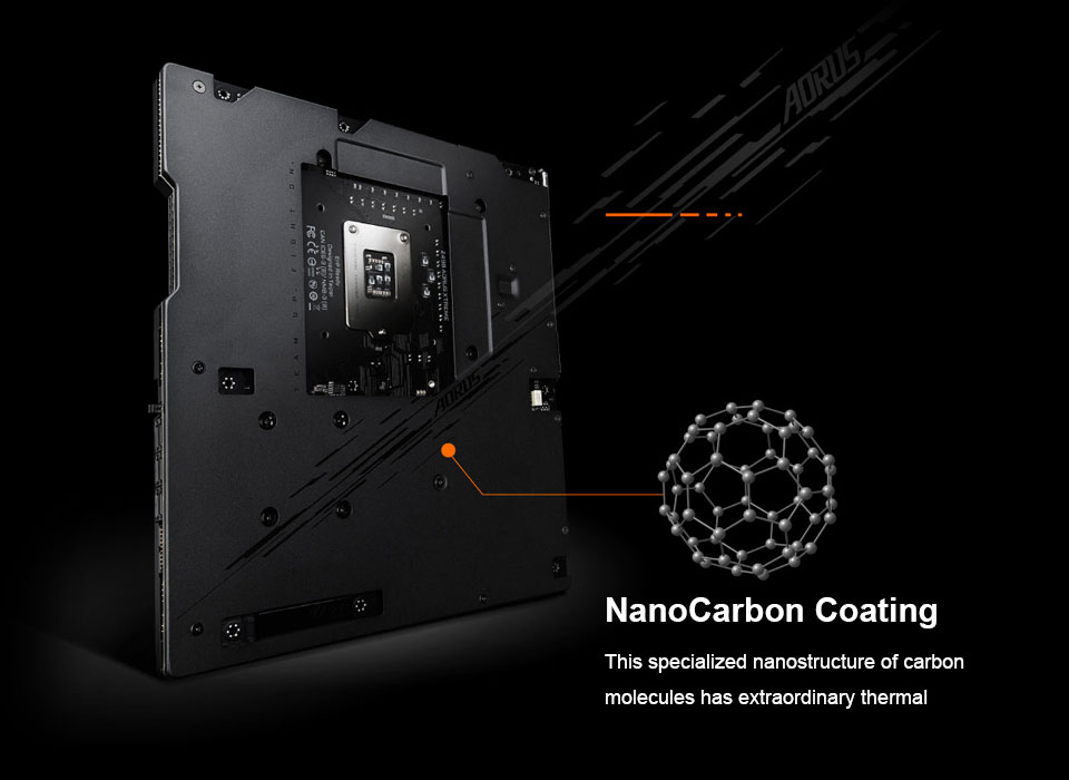 NanoCarbon of motherboard 