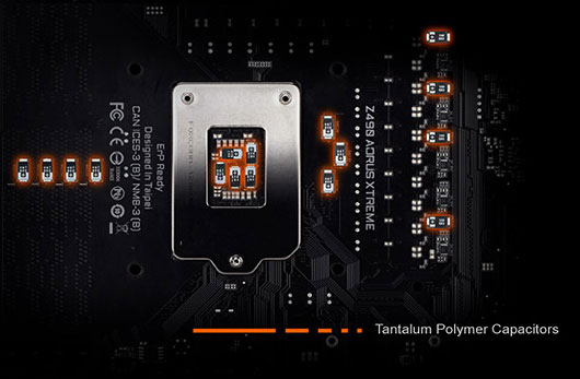 tantalum ploy mer capacitors