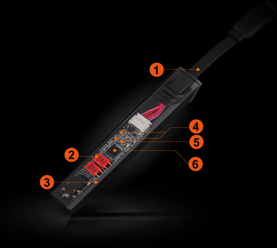 detail of the ESSential USB DAC Components