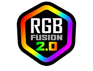 RGB_Fusion, the components of computer together in a black background