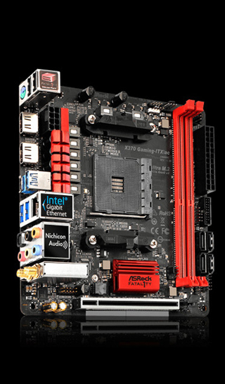 ASRock Fatal1ty X370 Gaming-ITX/ac AM4 Mini ITX AMD Motherboard 