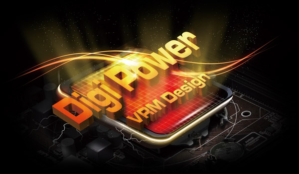 Digi Power Logo on B365 Motherboard