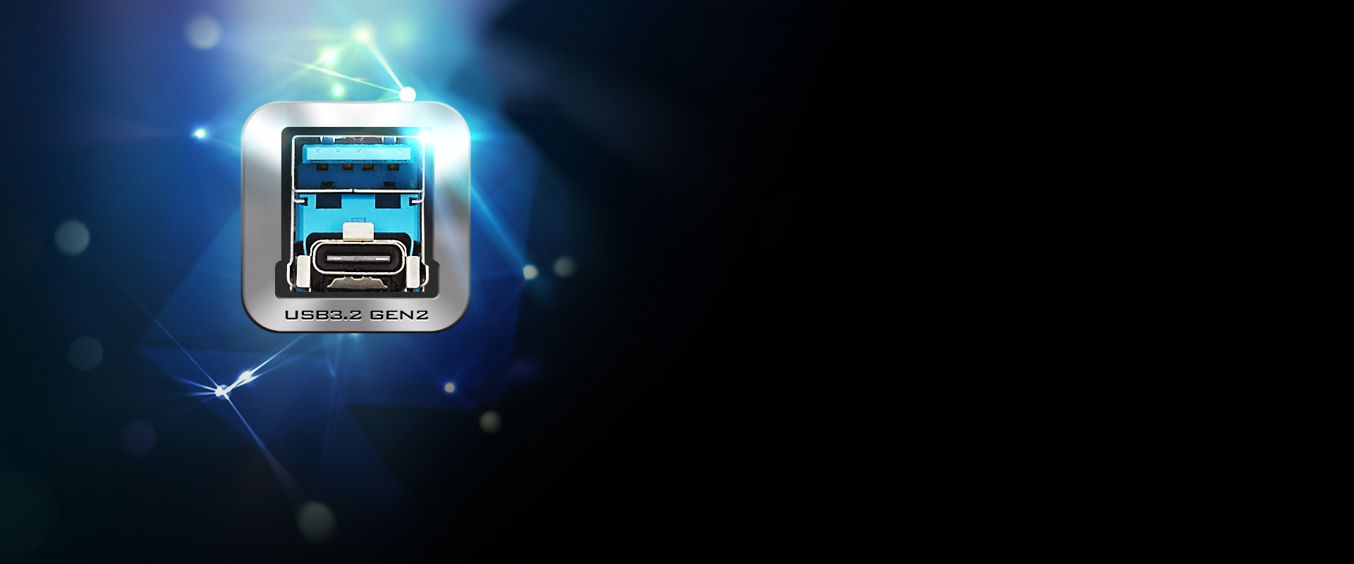 Dual USB 3.2 Gen2 (Type-A + Type-C)