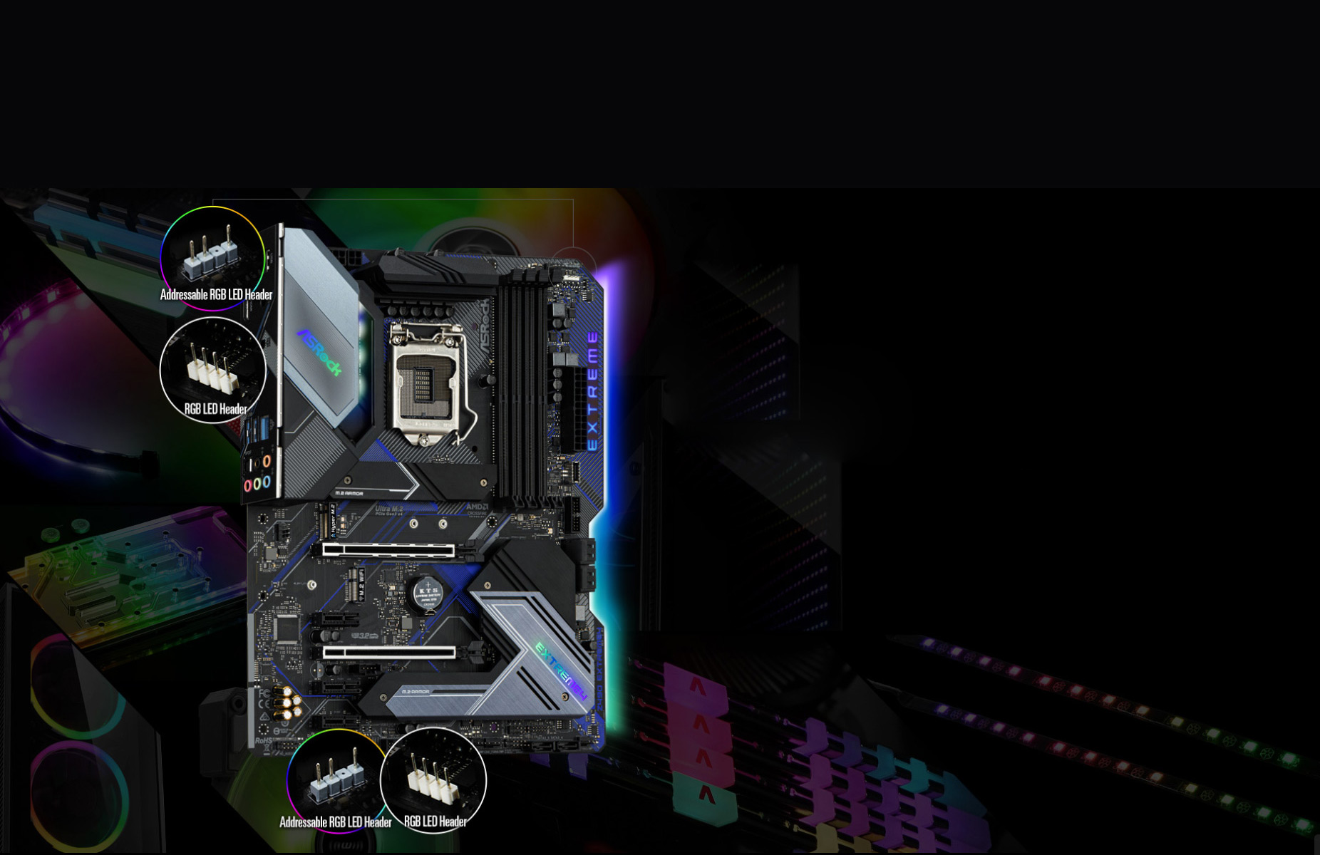 POLYRGBLED-X570 Phantom Gaming 4 WiFi ax