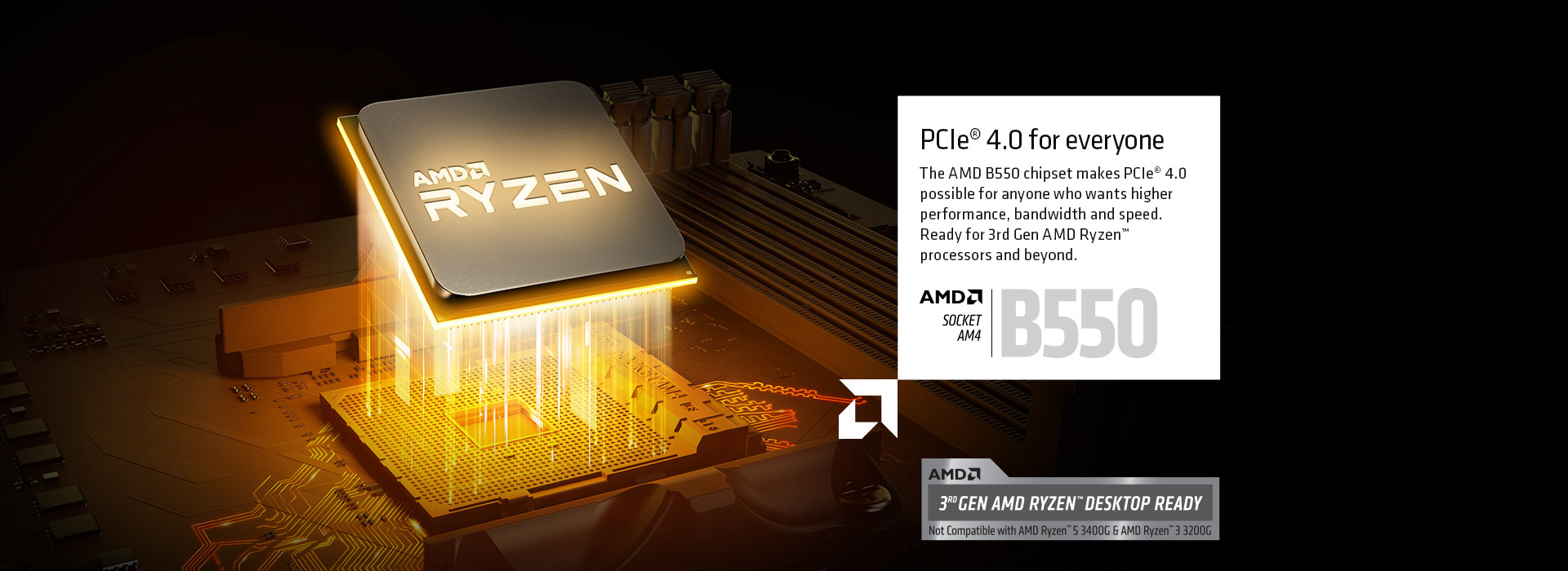 AMD RYZEN of the motherboard
