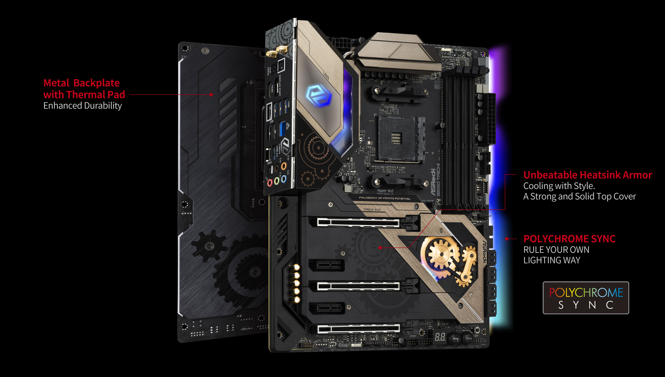 ASRock B550 TAICHI AM4 AMD B550 ATX AMD Motherboard