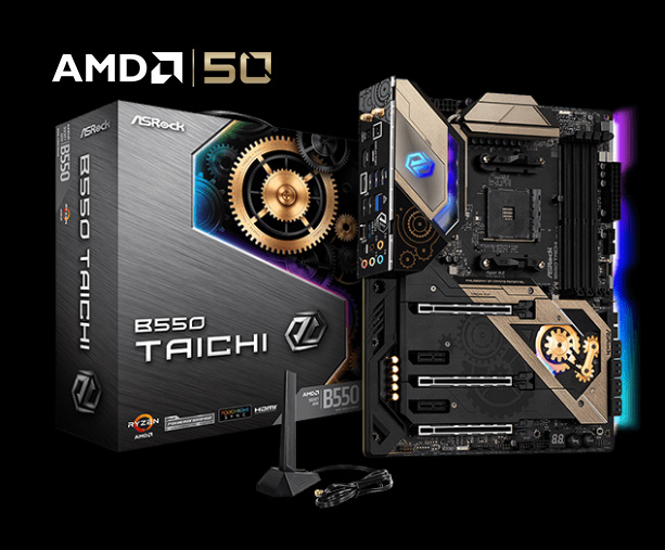 ASRock B550 TAICHI AM4 ATX AMD Motherboard - Newegg.com